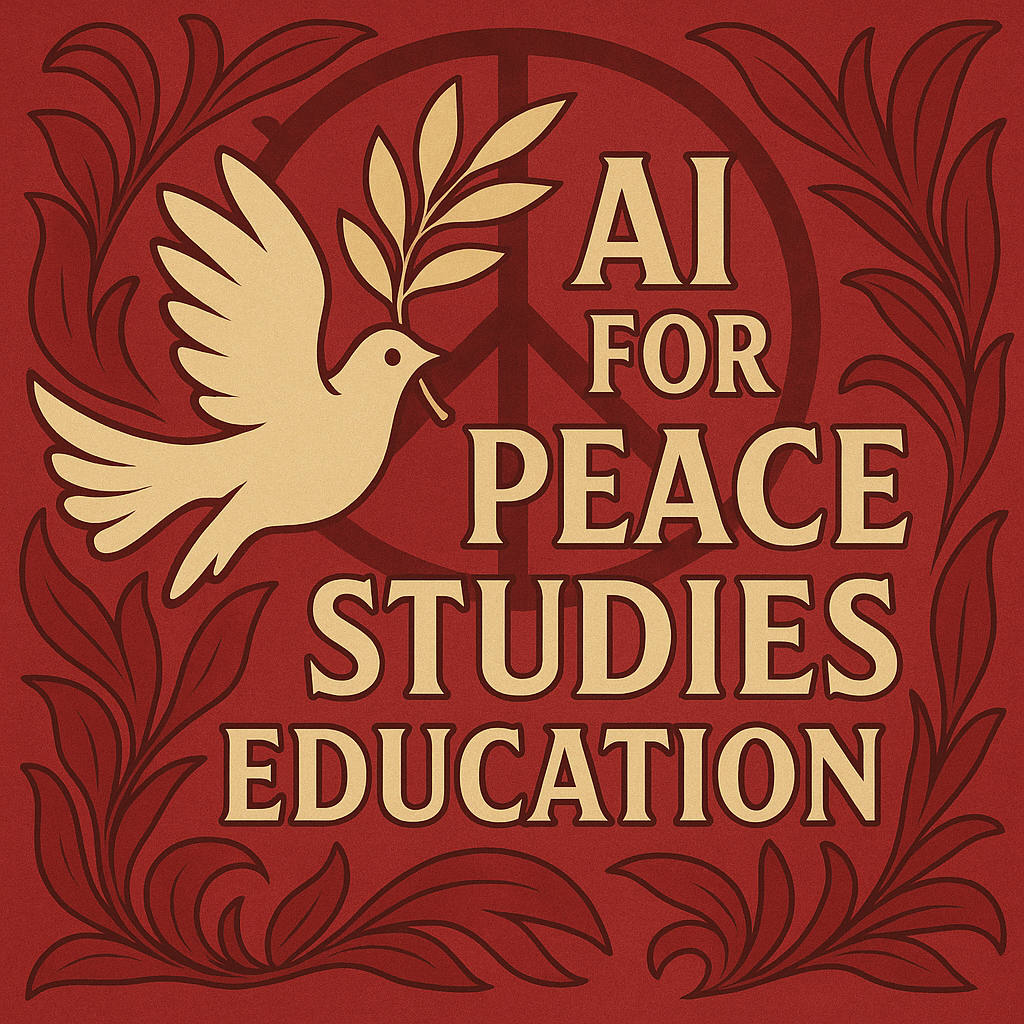 AI for Peace Studies Education Logo with url to toolkit.